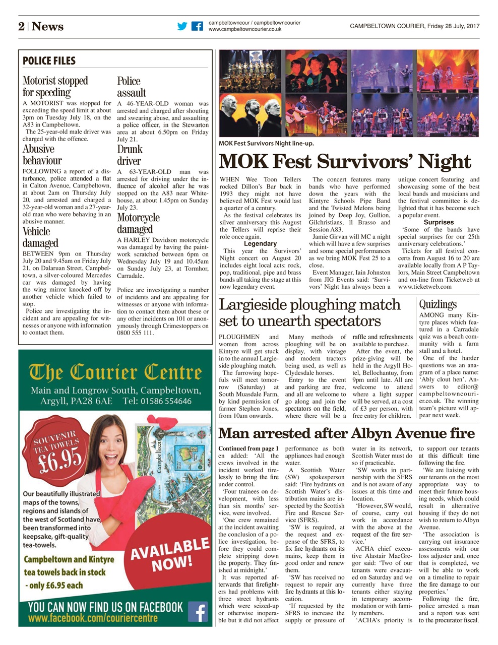 Campbeltown Courier Preview Pages