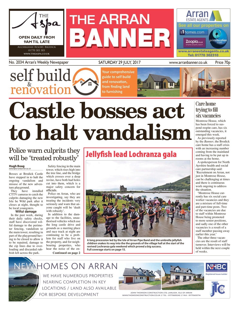 Arran Banner Preview Pages