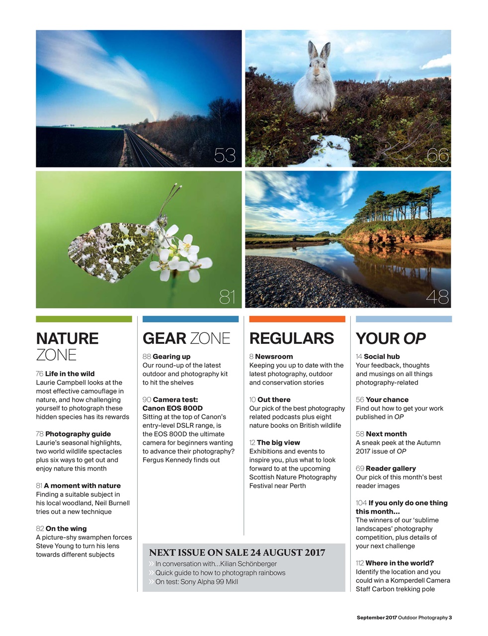 Outdoor Photography Preview Pages