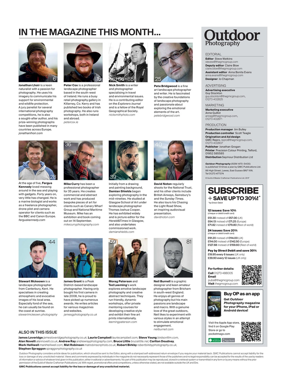 Outdoor Photography Preview Pages