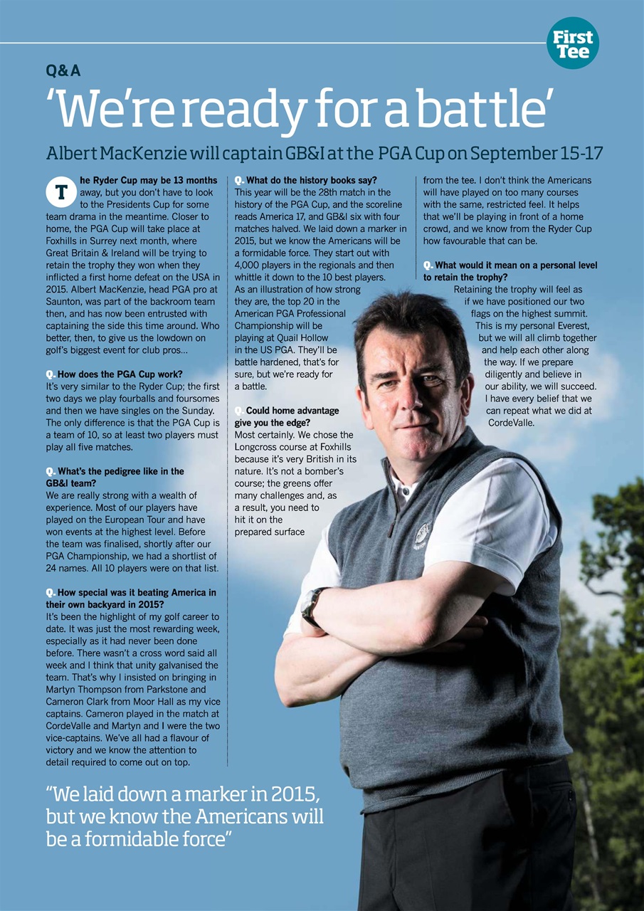 Today's Golfer Preview Pages