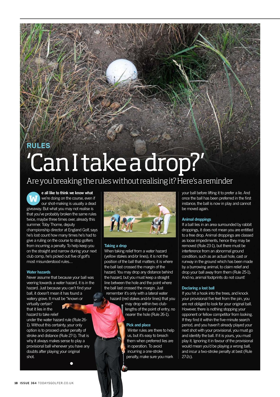 Today's Golfer Preview Pages