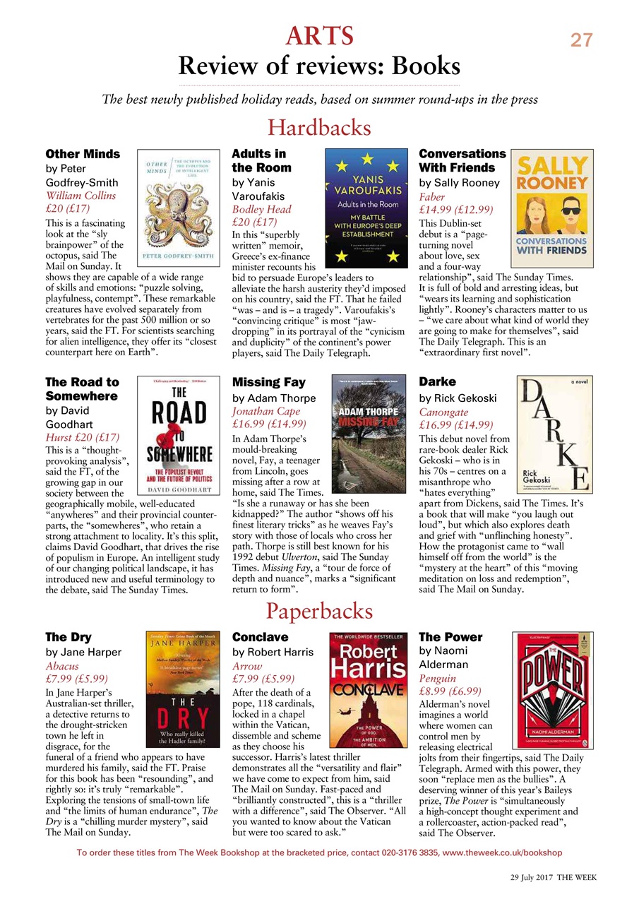 The Week Preview Pages