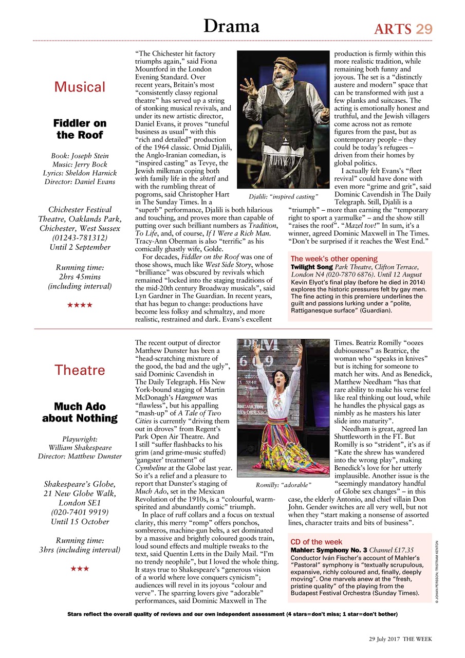 The Week Preview Pages