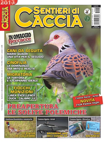 SENTIERI DI CACCIA issue Agosto 2017