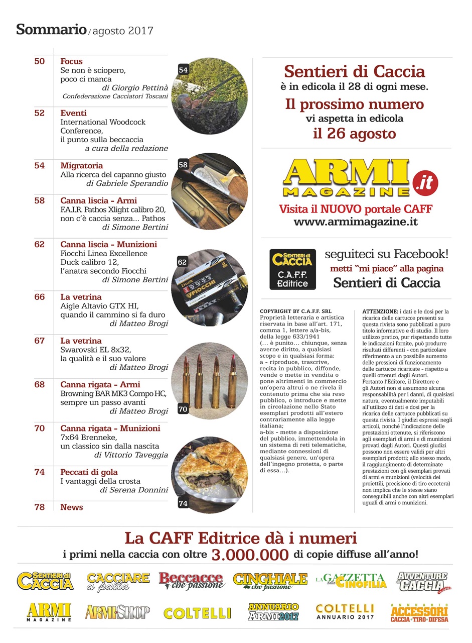 SENTIERI DI CACCIA Preview Pages