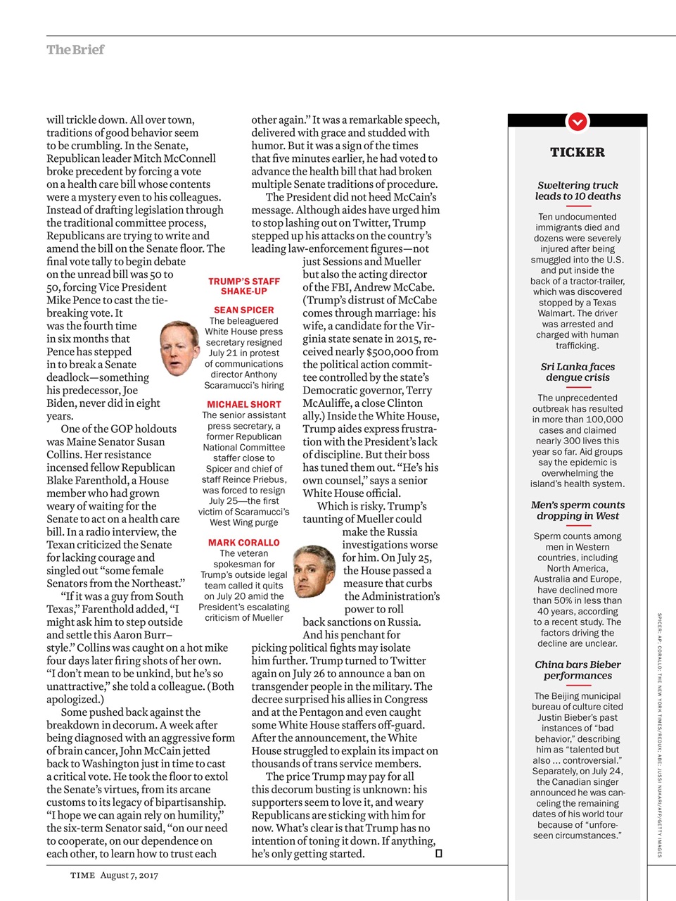 TIME Magazine Europe Preview Pages