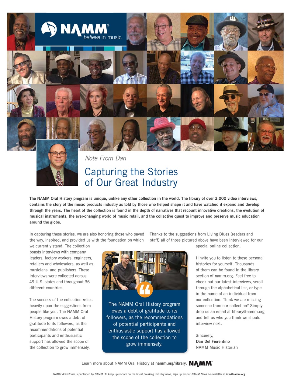 Living Blues Preview Pages