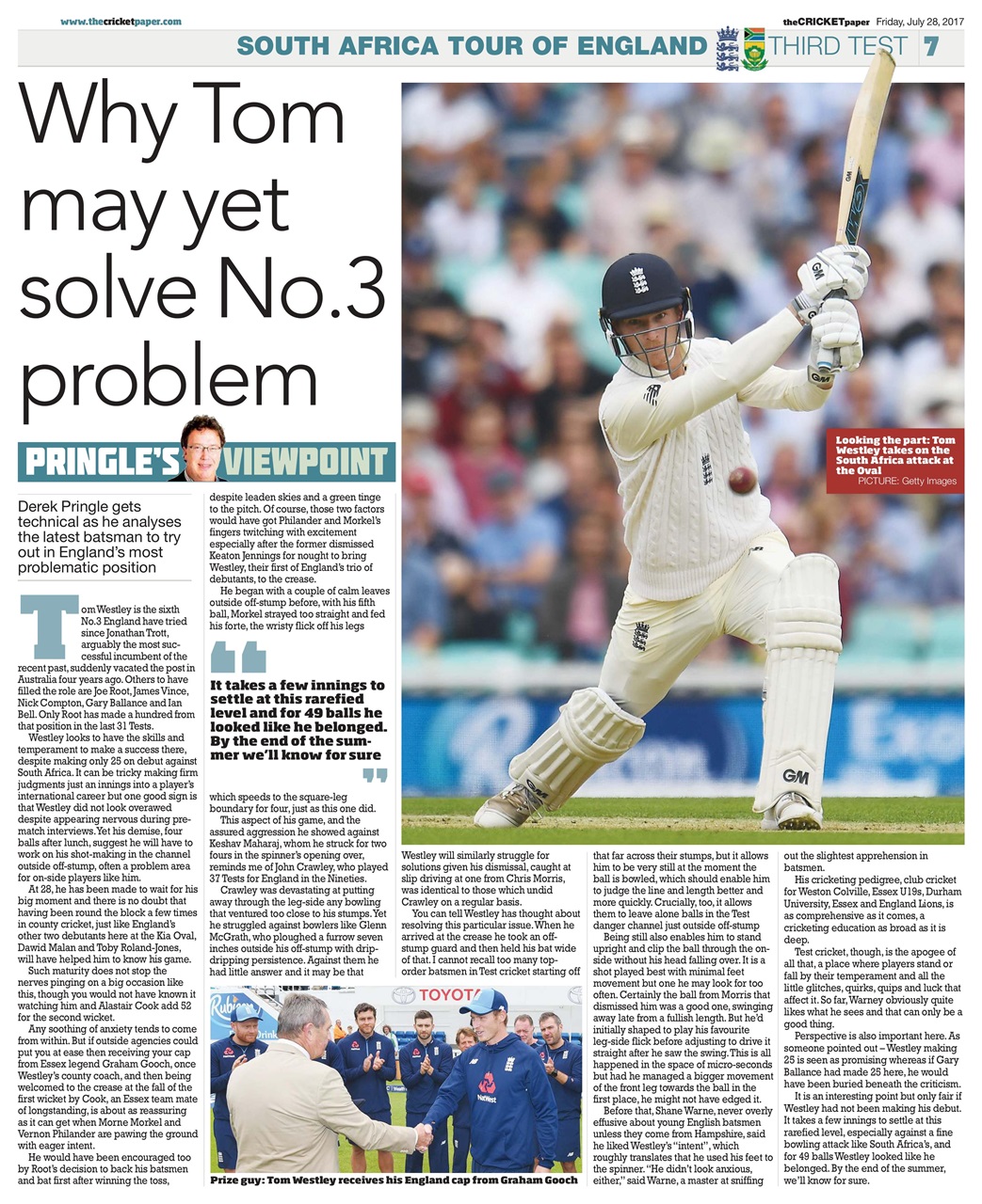 The Cricket Paper Preview Pages