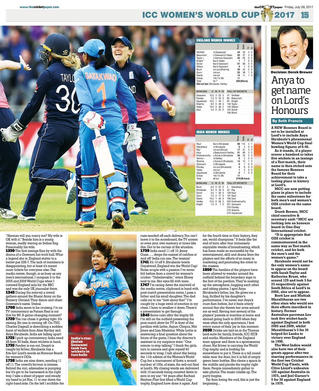 The Cricket Paper Preview Pages