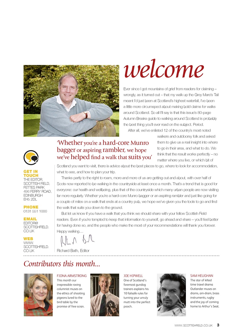 Scottish Field Preview Pages