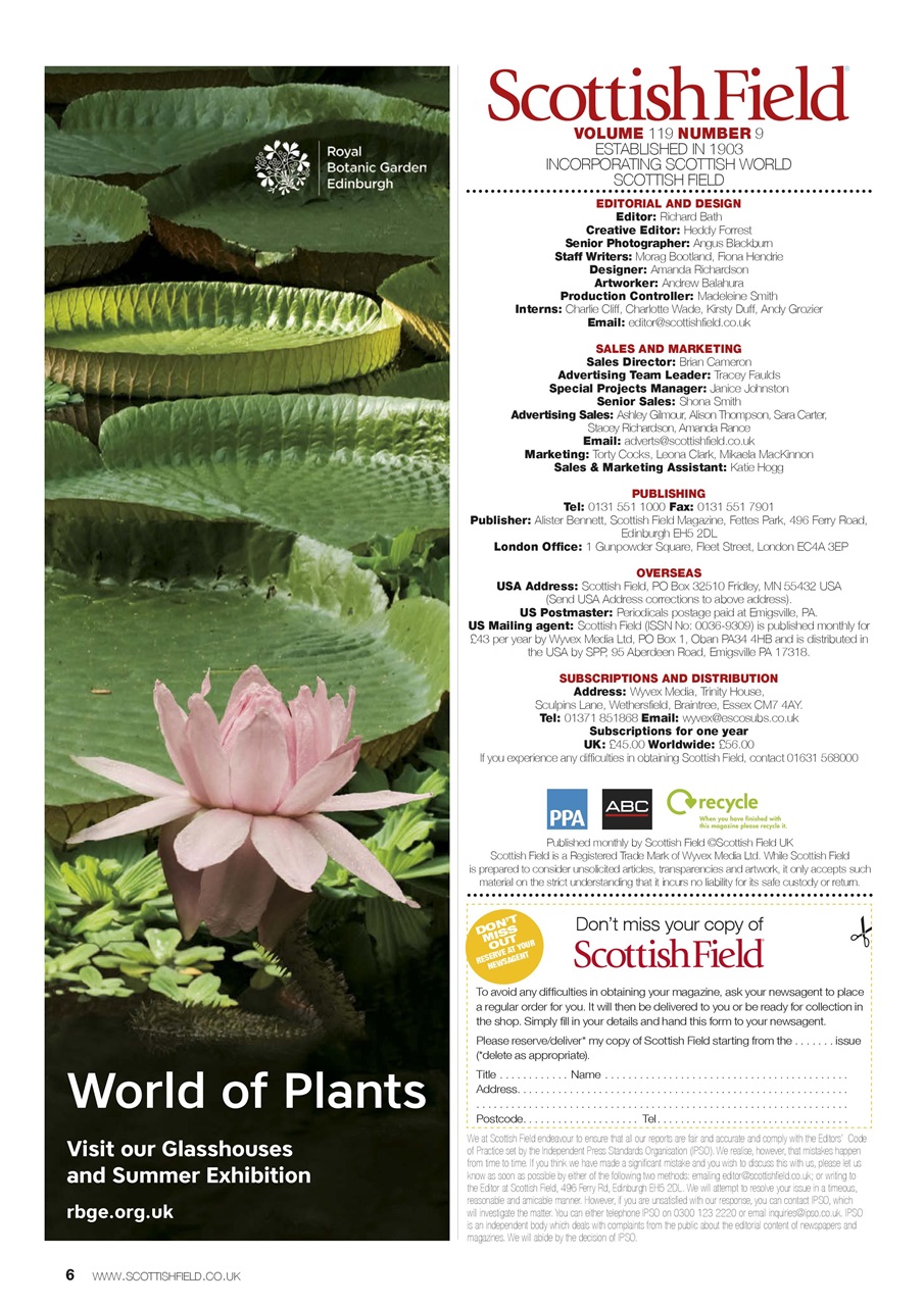 Scottish Field Preview Pages