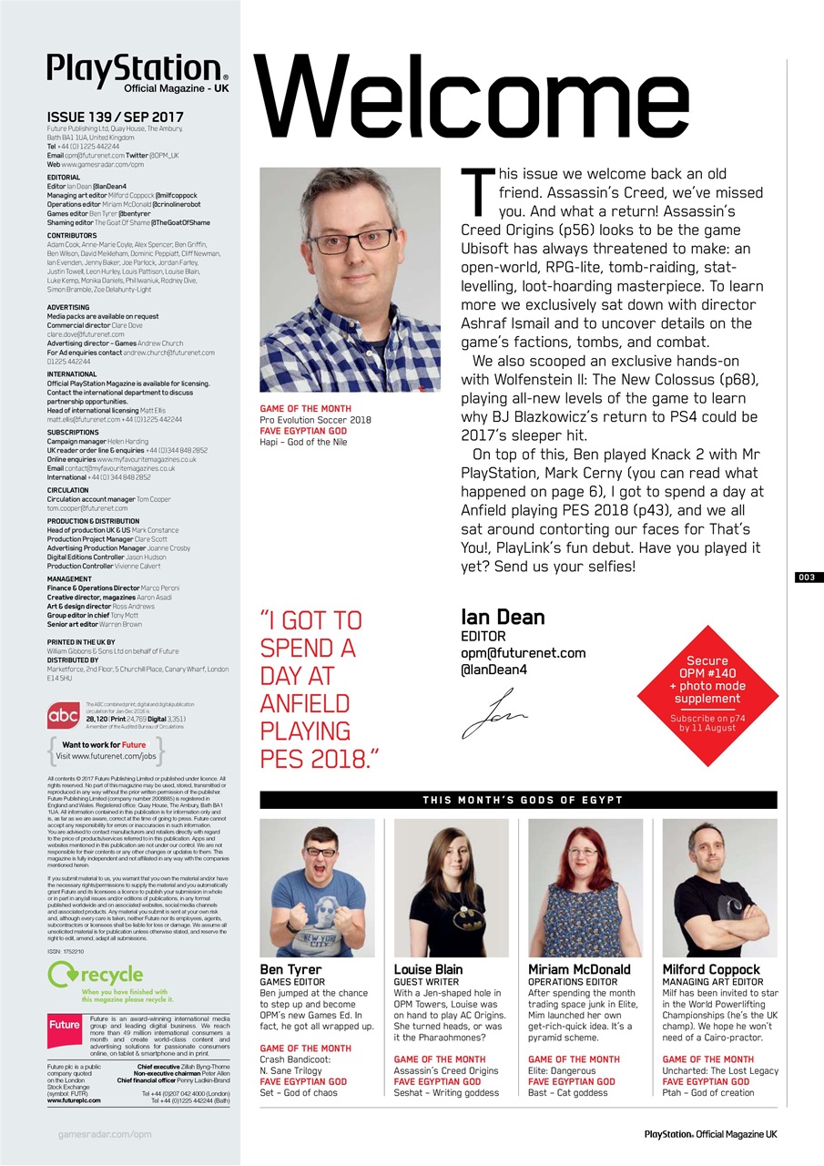 PLAY Magazine Preview Pages