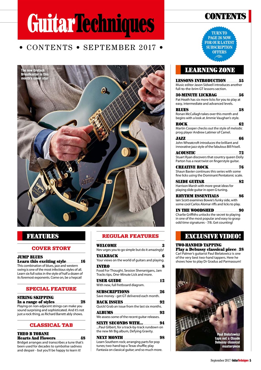 Guitar Techniques Preview Pages