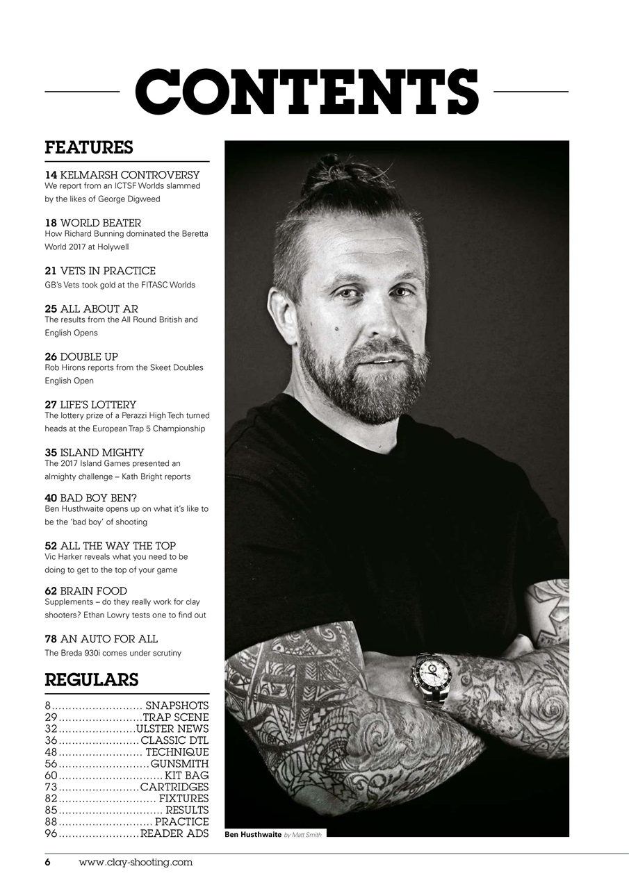 Clay Shooting Preview Pages