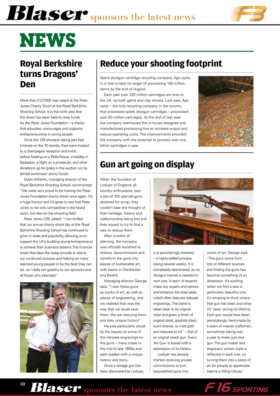 Clay Shooting Preview Pages
