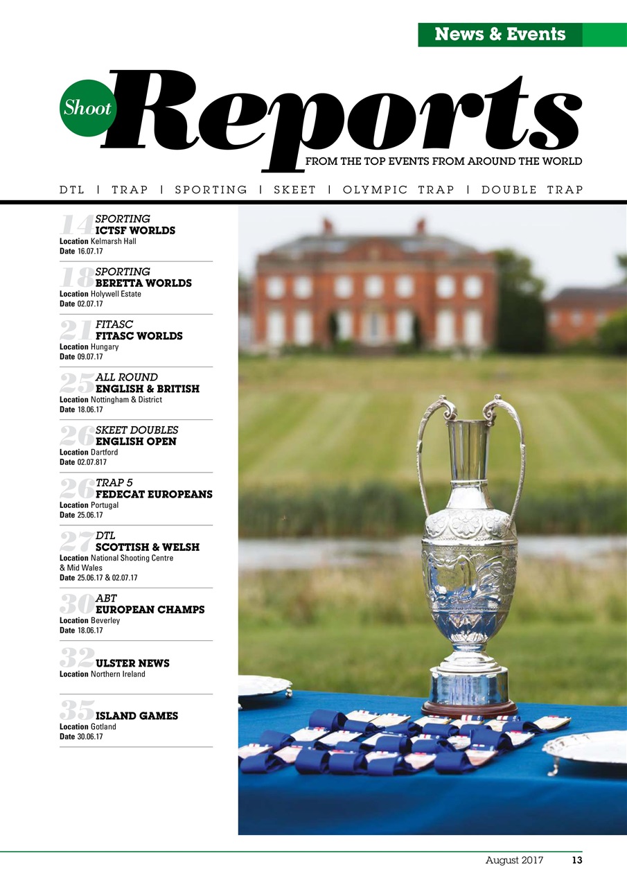 Clay Shooting Preview Pages