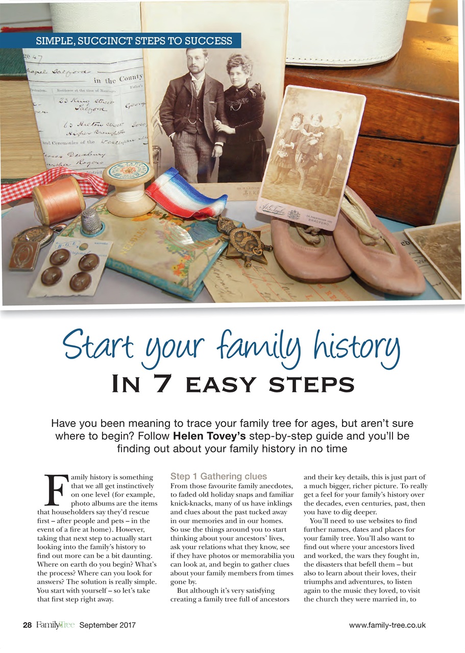 Family Tree Preview Pages