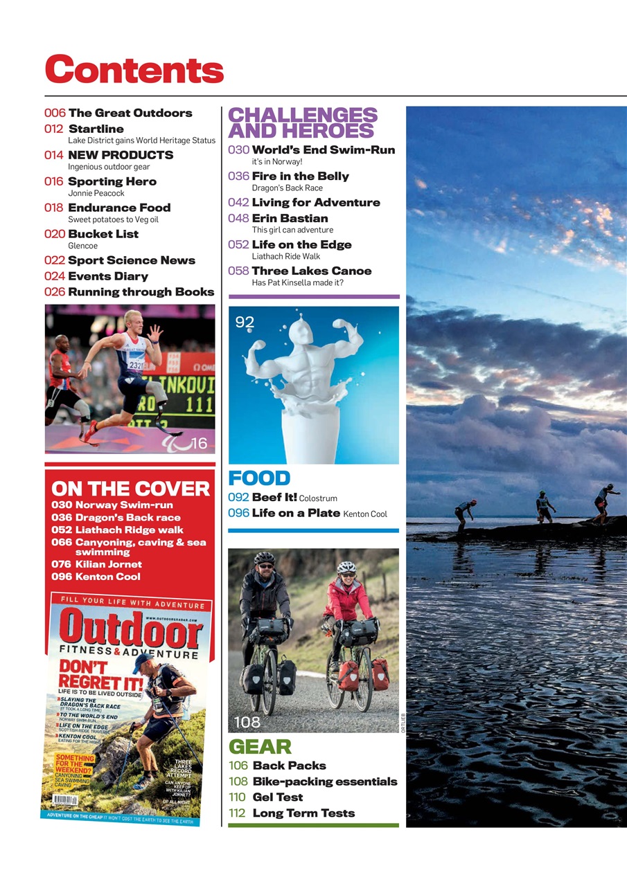 Outdoor Fitness & Adventure Preview Pages