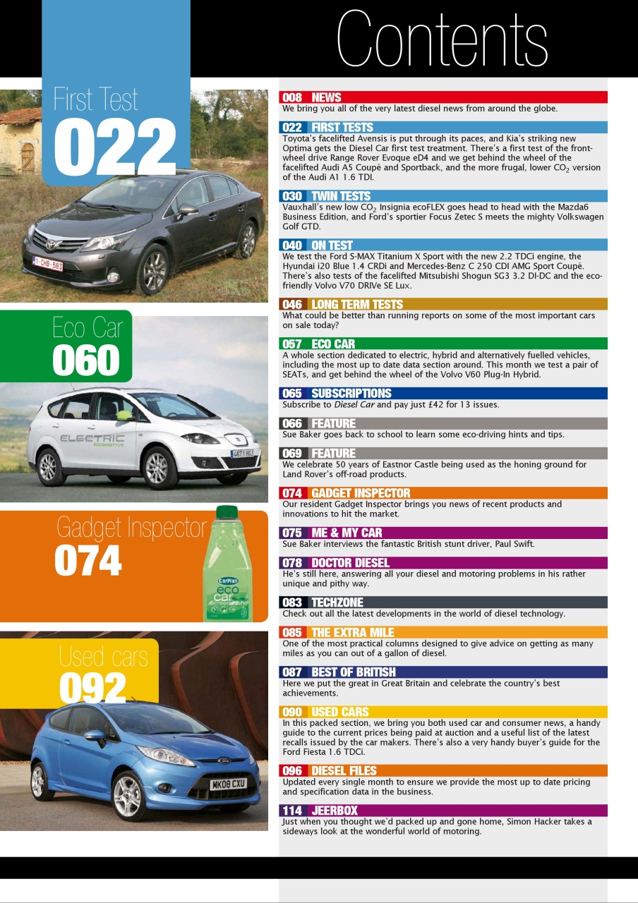 Diesel&EcoCar Magazine Preview Pages