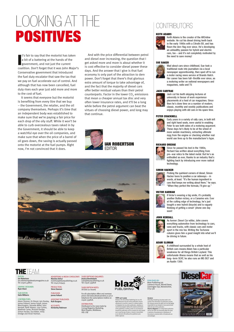 Diesel&EcoCar Magazine Preview Pages
