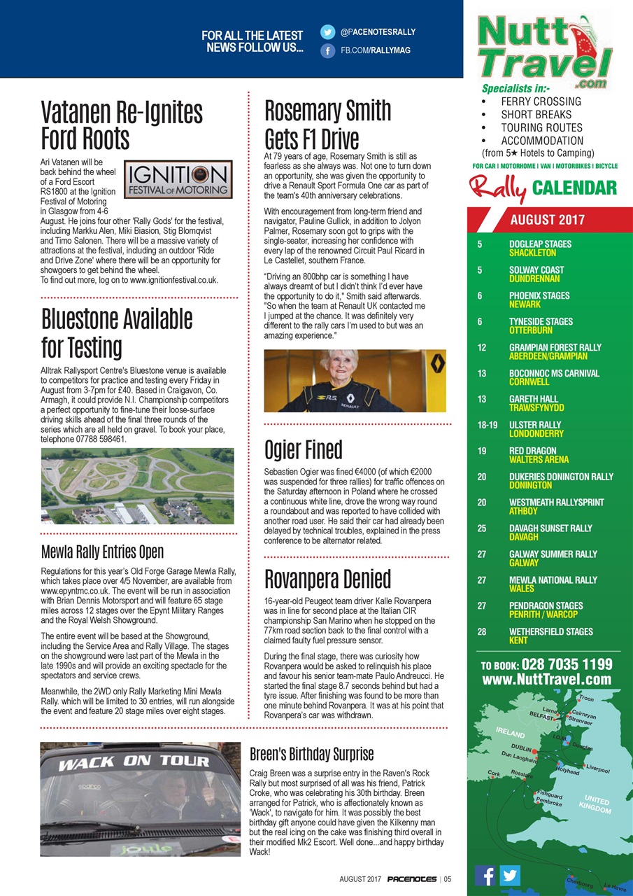 Pacenotes Rally magazine Preview Pages
