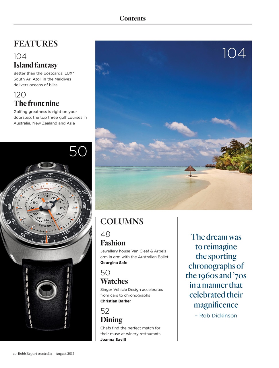 Robb Report Australia & New Zealand Preview Pages
