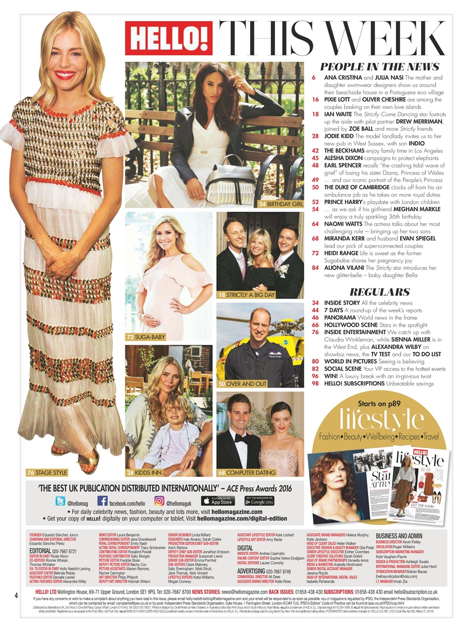 Hello! Magazine Preview Pages