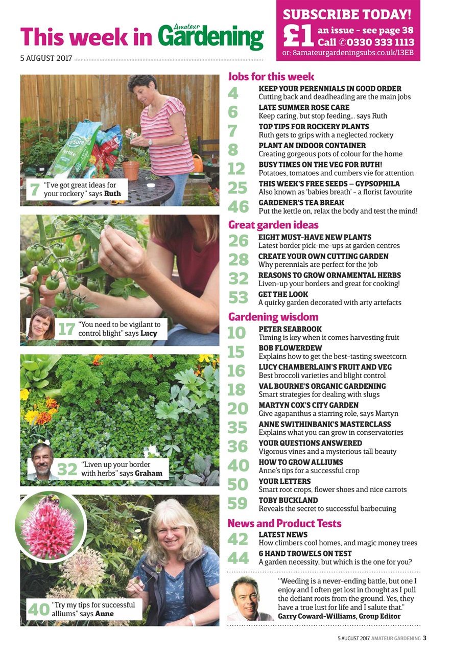 Amateur Gardening Preview Pages