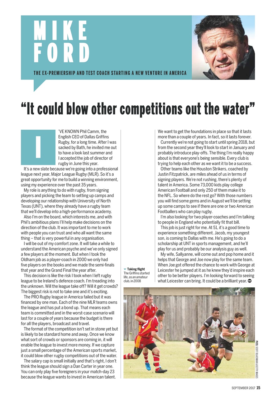 Rugby World Preview Pages