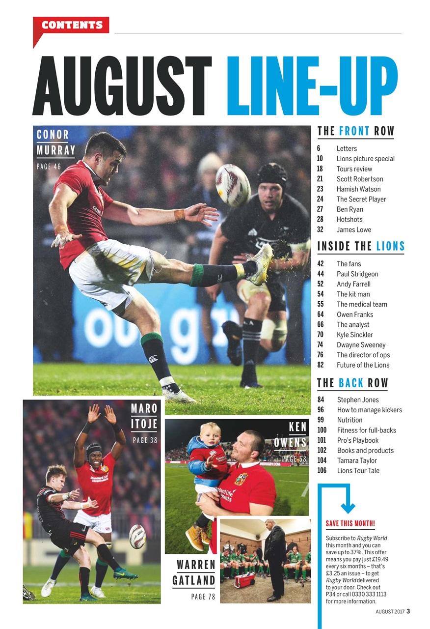 Rugby World Preview Pages