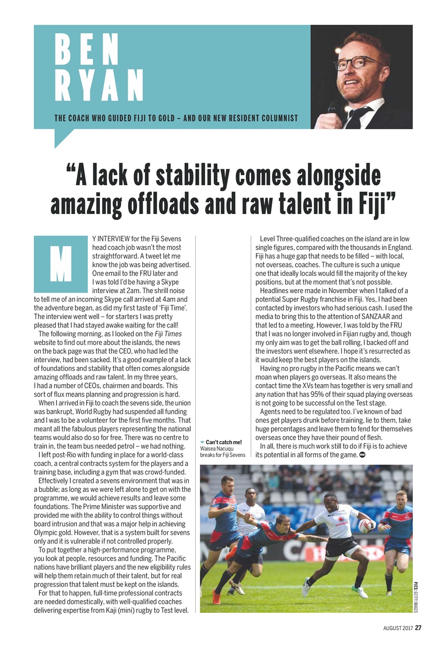 Rugby World Preview Pages