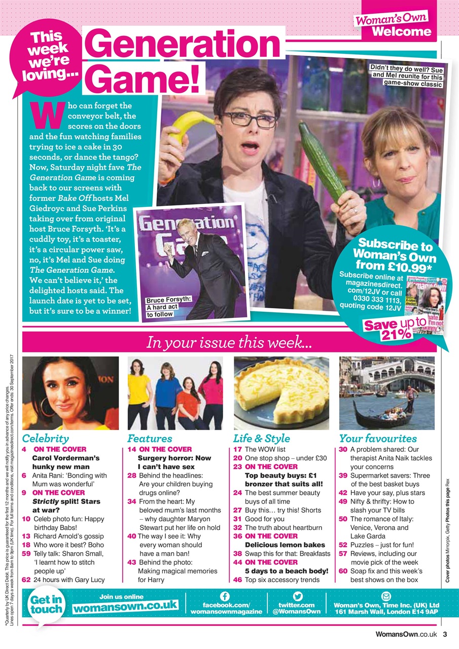 Woman's Own Preview Pages