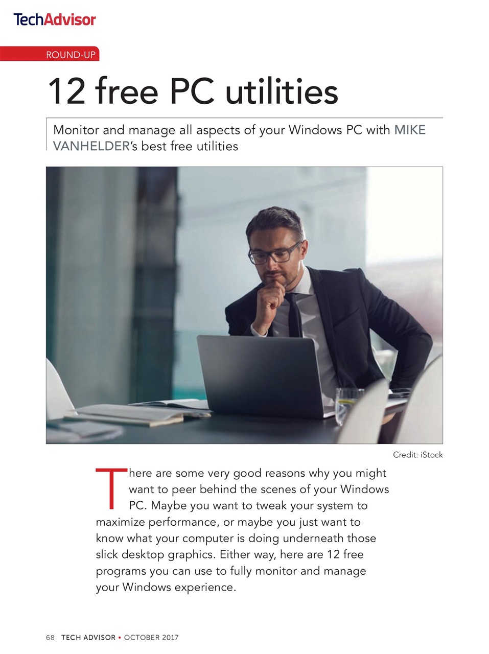 Tech Advisor Preview Pages