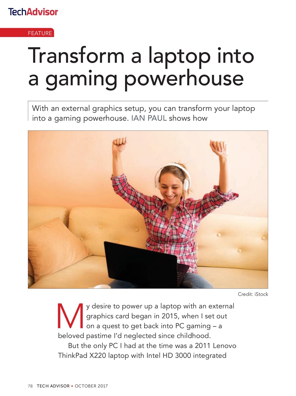 Tech Advisor Preview Pages