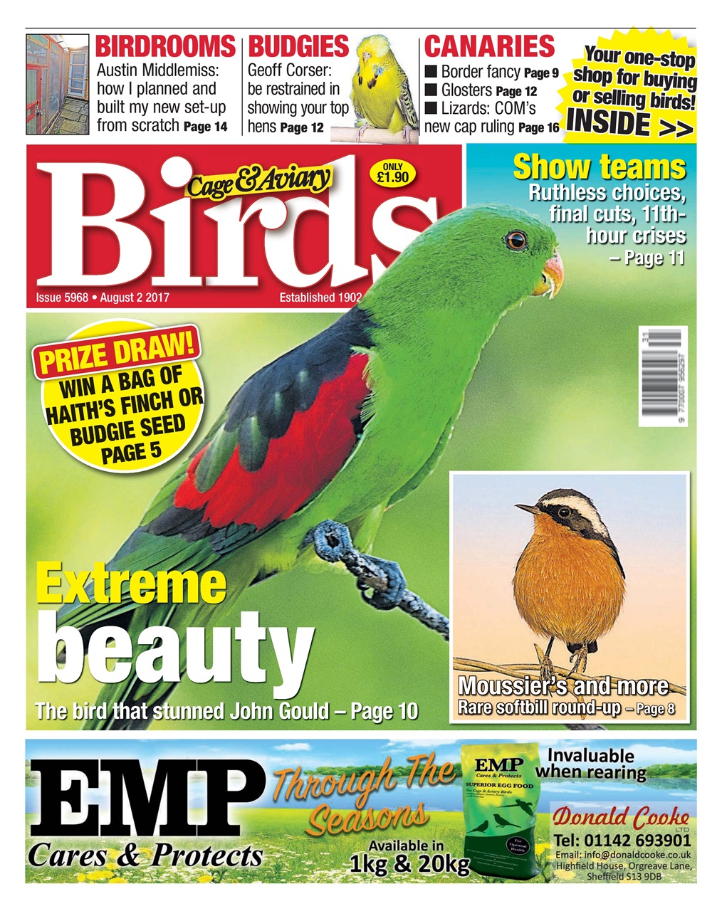 Cage & Aviary Birds Preview Pages