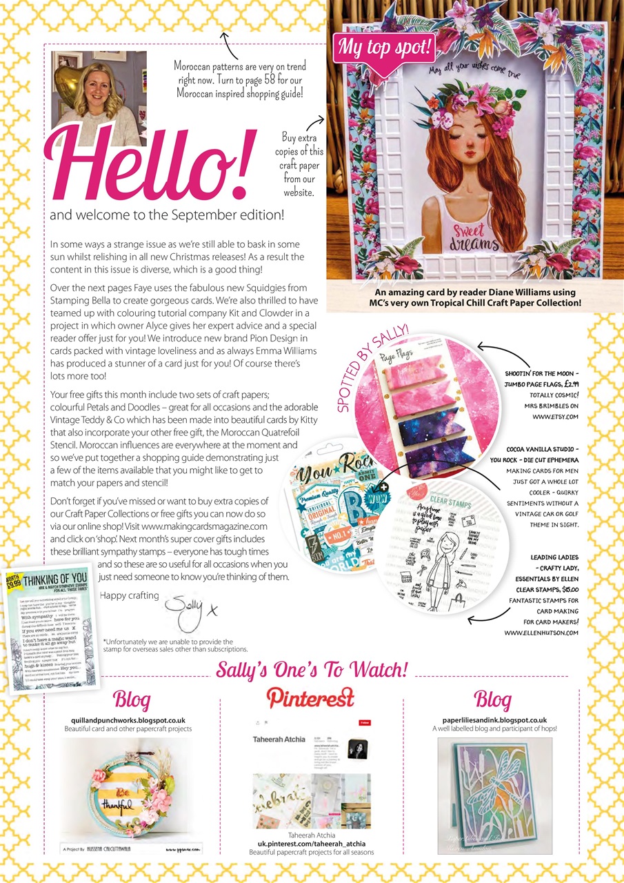 Making Cards & Papercraft Preview Pages