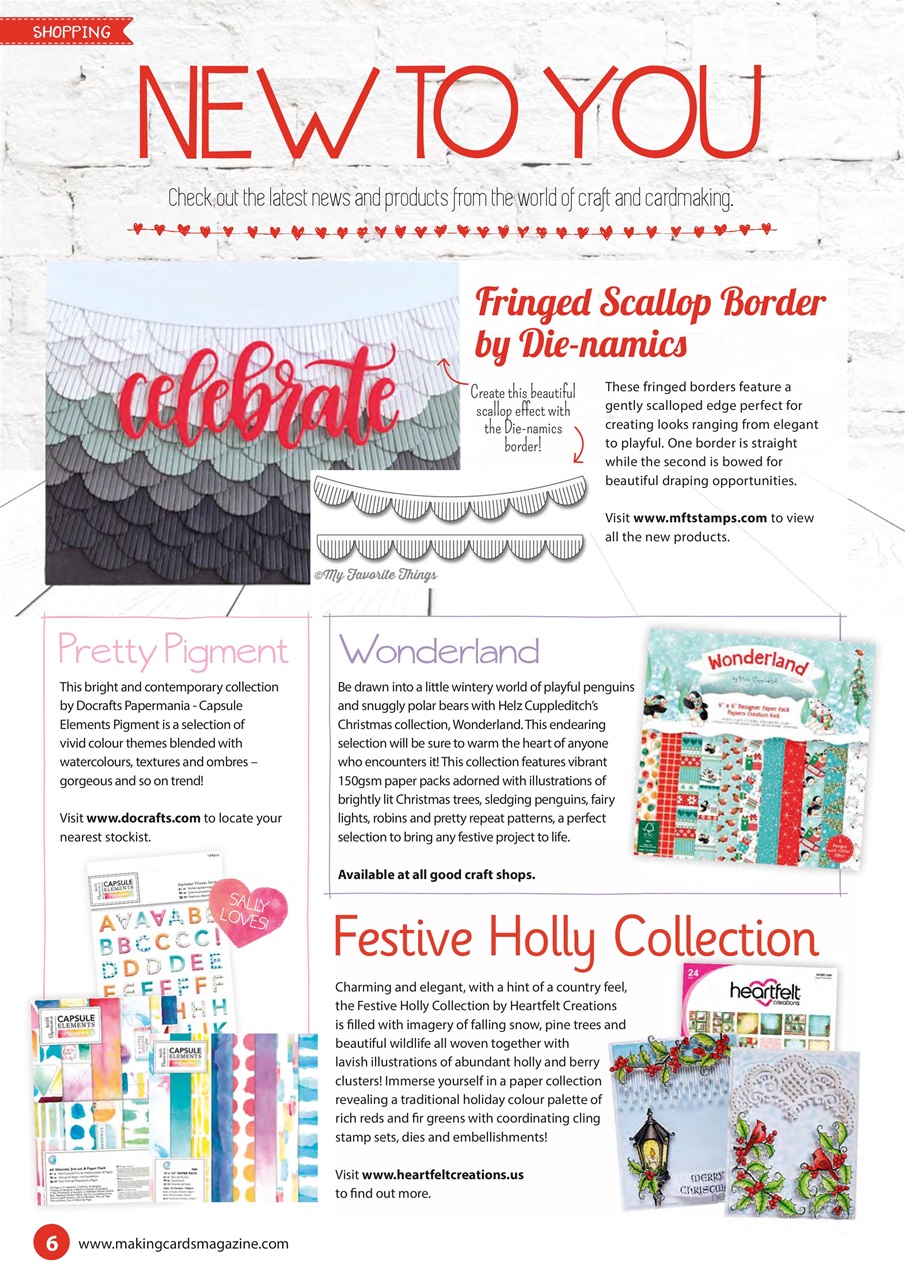 Making Cards & Papercraft Preview Pages