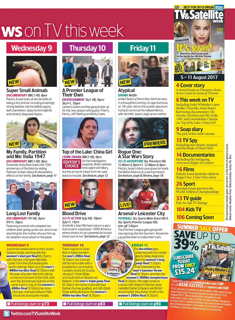 TV & Satellite Week Preview Pages