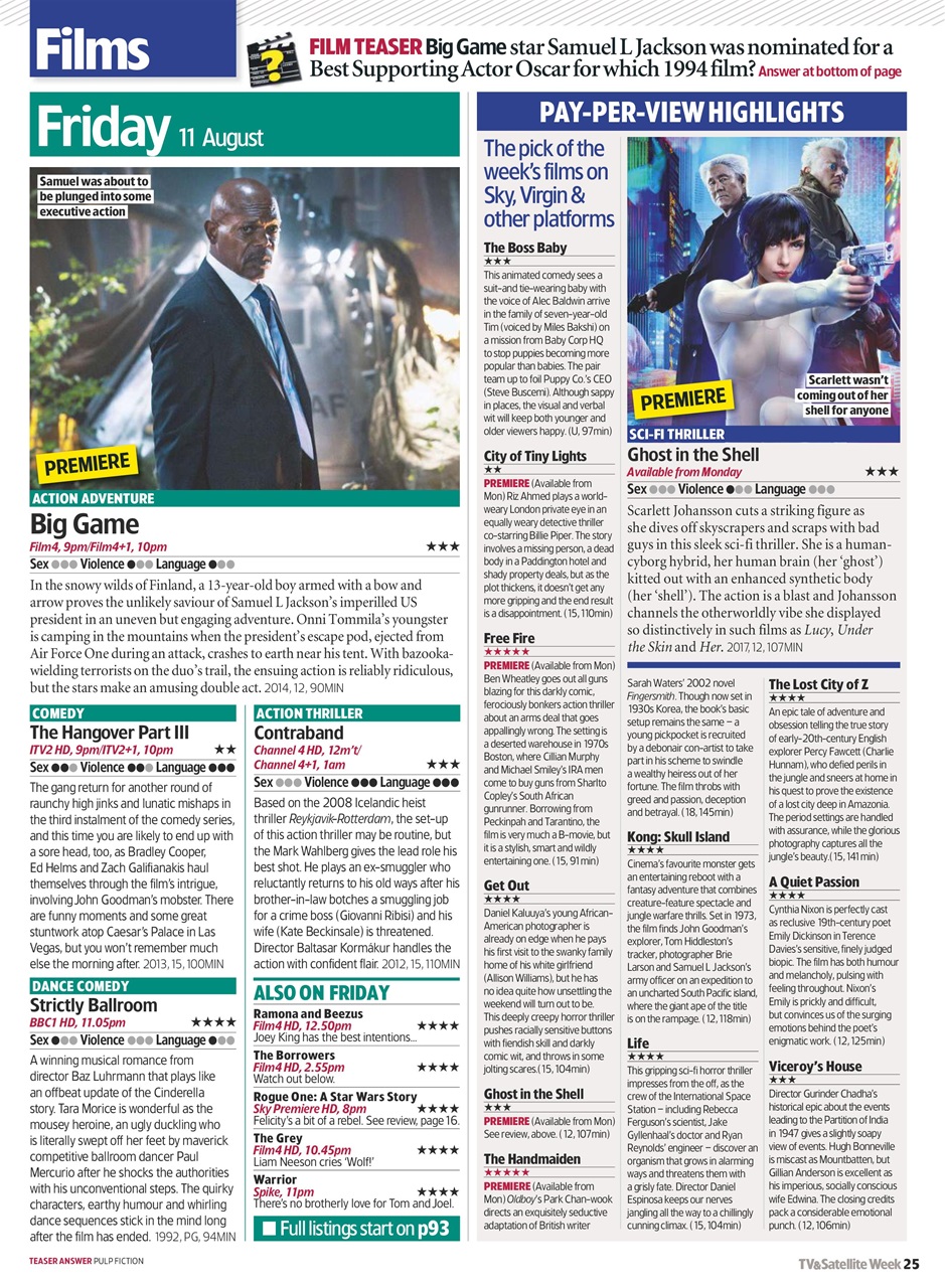 TV & Satellite Week Preview Pages