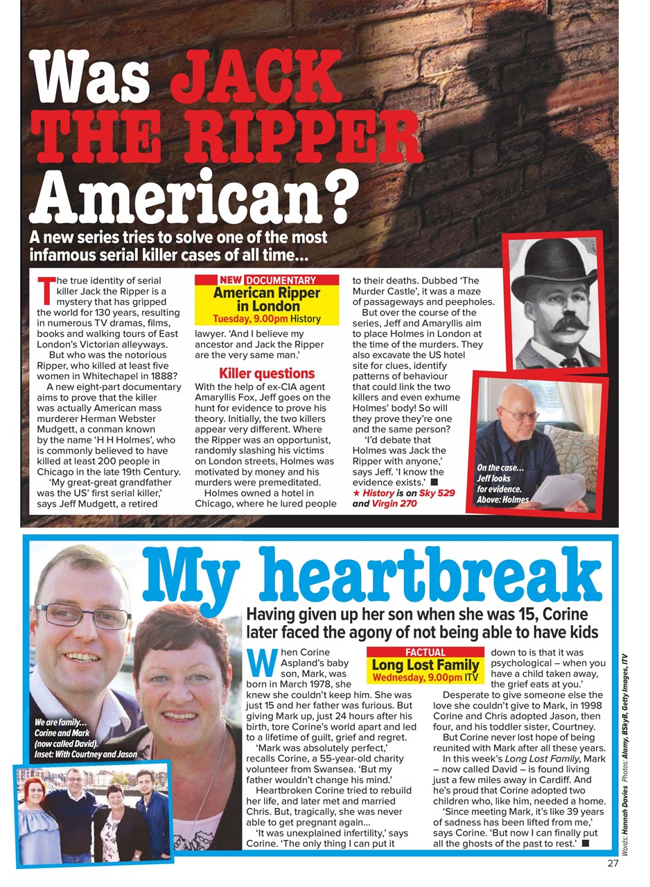 What's on TV Preview Pages