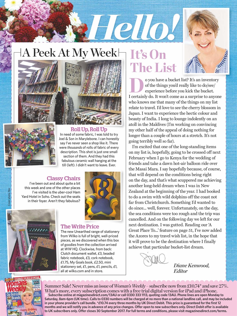 Woman's Weekly Preview Pages