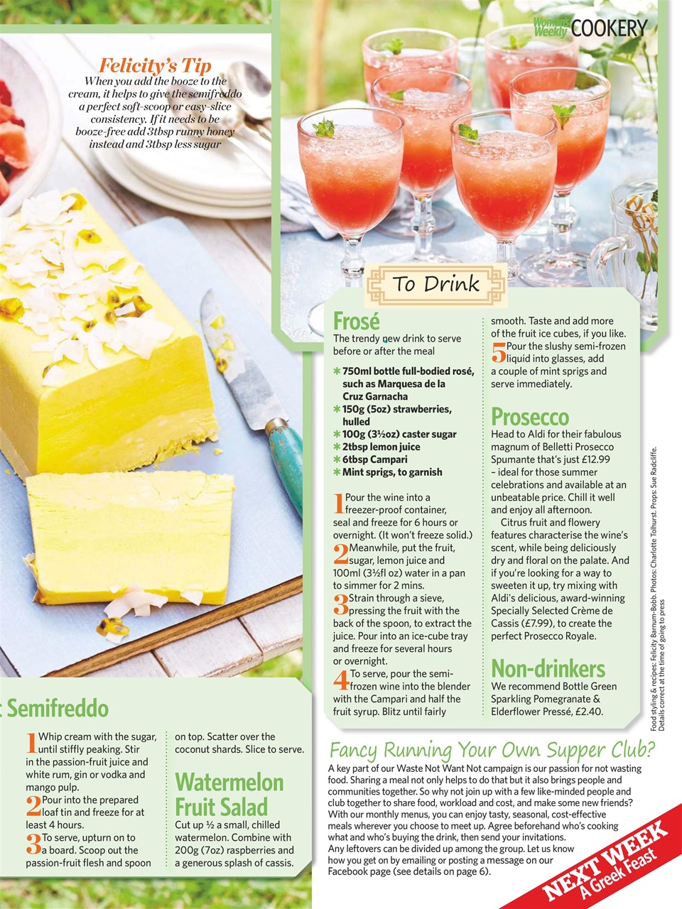 Woman's Weekly Preview Pages