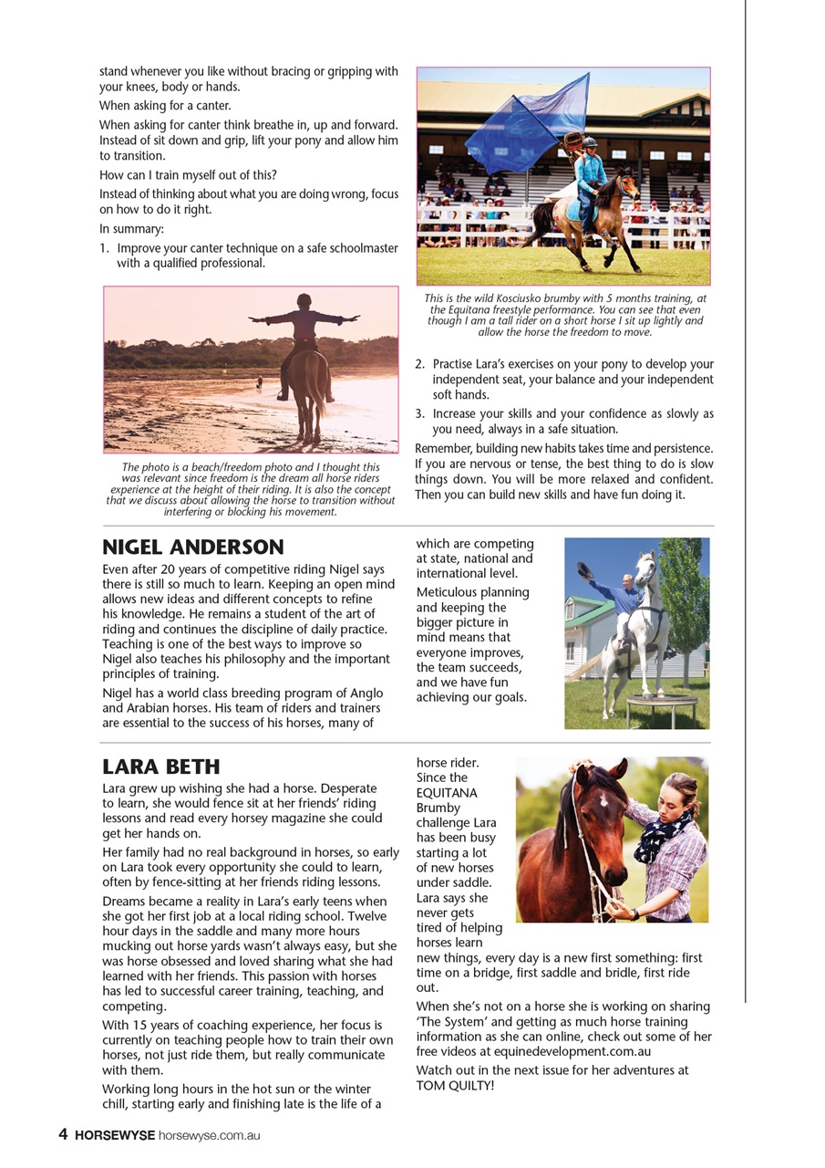 HorseWyse Magazine Preview Pages