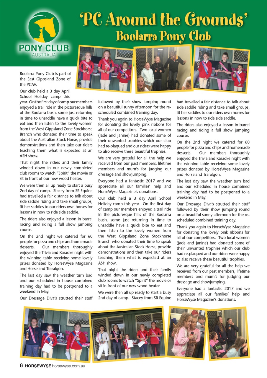 HorseWyse Magazine Preview Pages