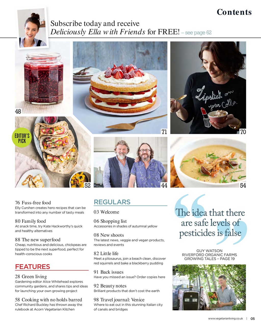 Vegetarian Living Preview Pages