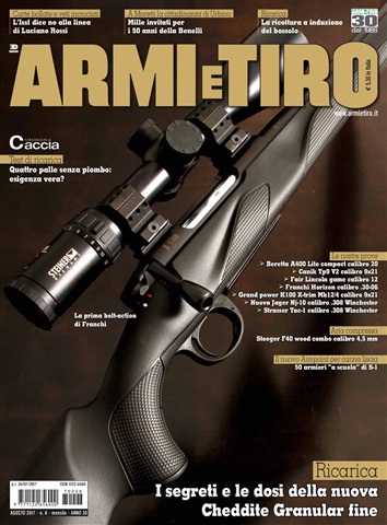 Armi e Tiro 8 2017 issue Armi e Tiro 8 2017