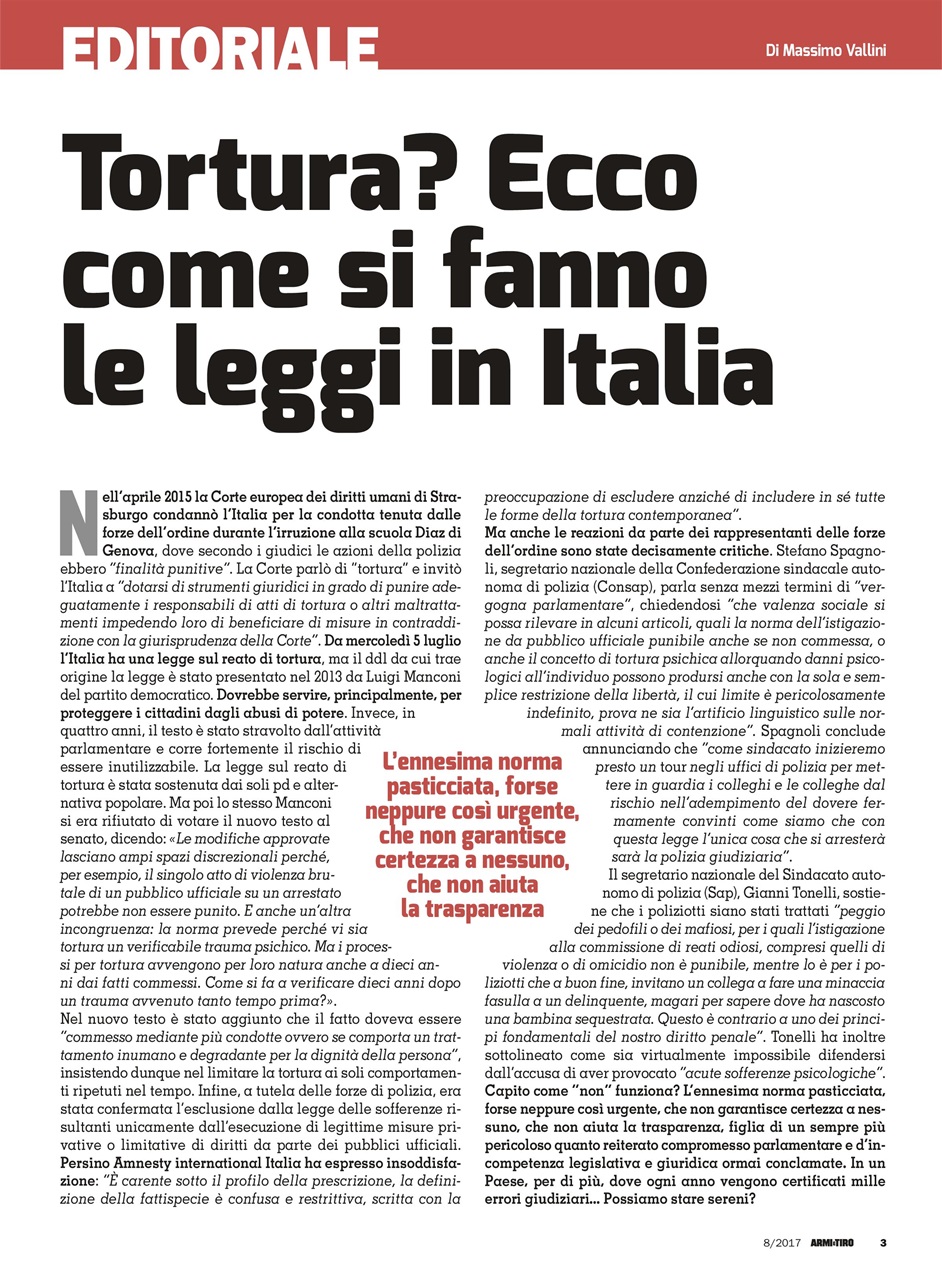 Armi E Tiro Preview Pages