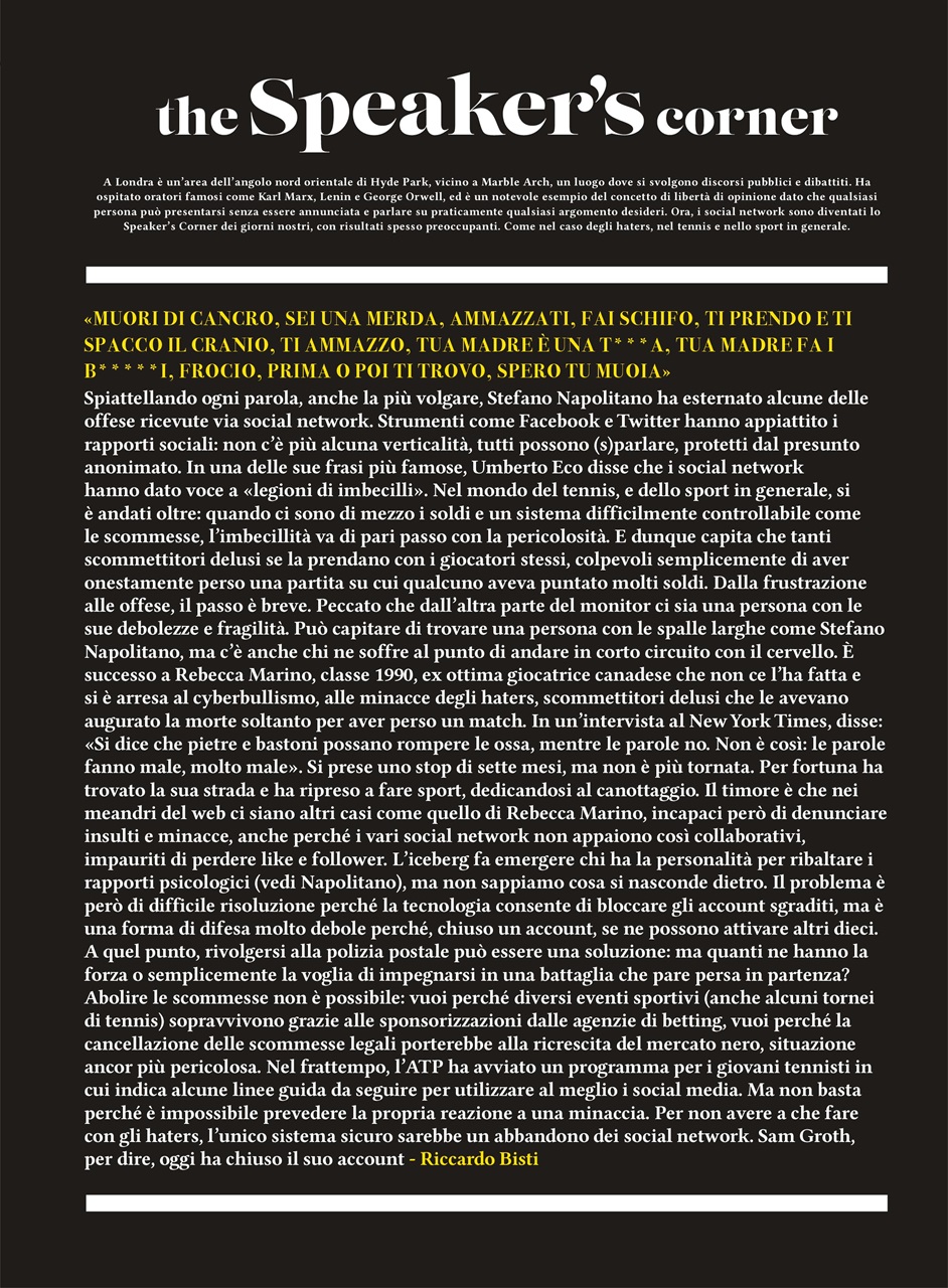 Il Tennis Italiano Preview Pages