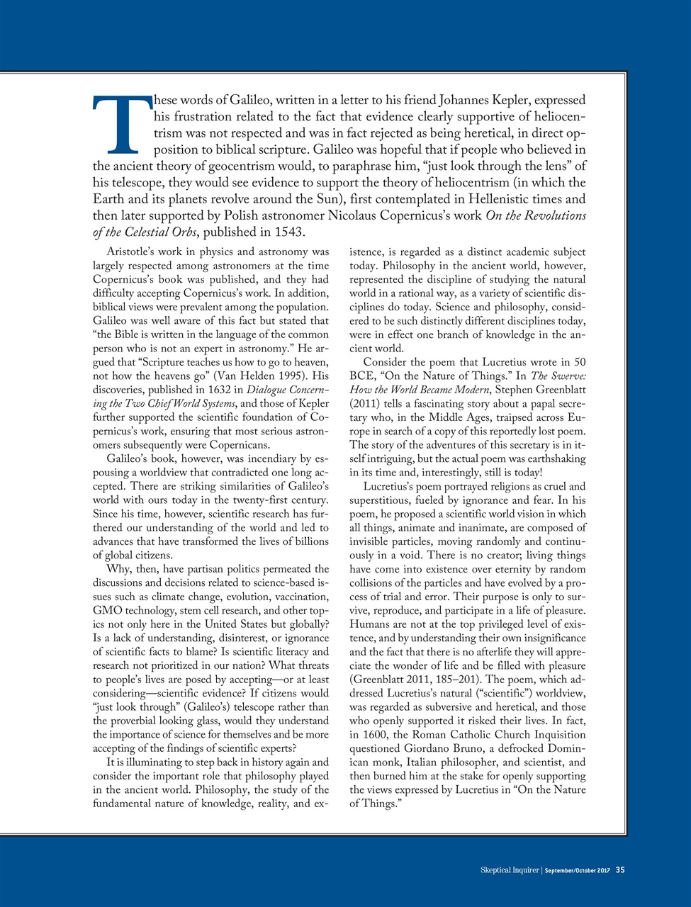 Skeptical Inquirer Preview Pages